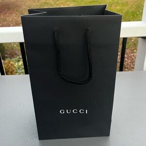 Gucci Black Small Gift Paper Bag